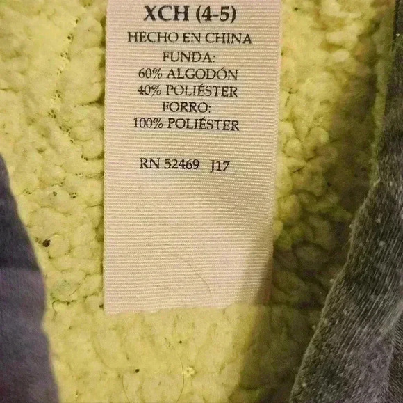 Faded Glory Boys Black And Camouflage Hoodie Jacket Size Small 4/5 - Picture 4 of 7